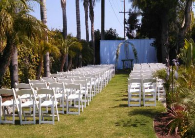 White Padded Chairs